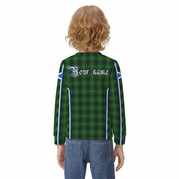 MacArthur (McArthur) Tartan Crest Kid Knitted Sweatshirt Scotland Coat of Arm Flag Style - Tartan Vibes Clothing