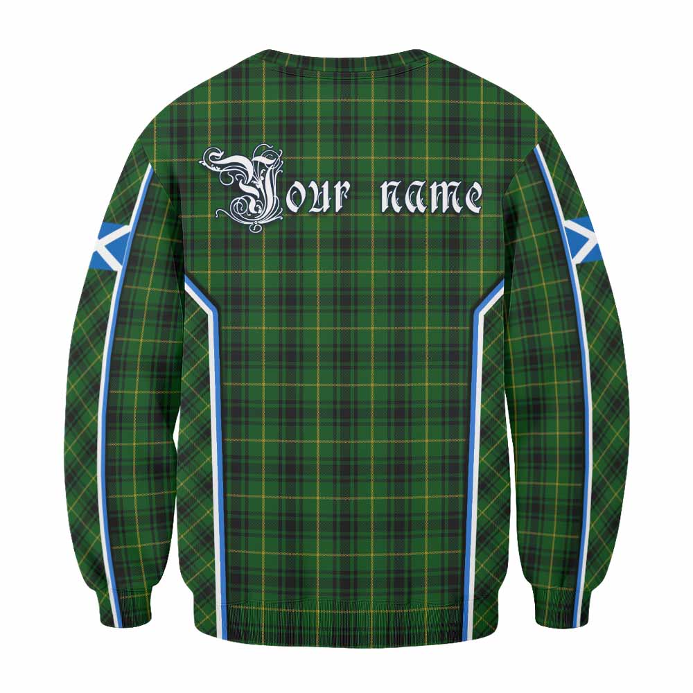 MacArthur (McArthur) Tartan Crest Sweatshirt Scotland Coat of Arm Flag Style - Tartan Vibes Clothing