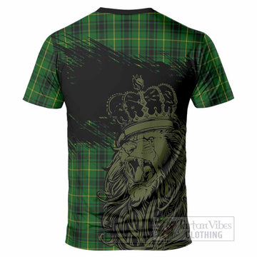 MacArthur (McArthur) Tartan Crest T-Shirt Crowned Lion Heritage Style