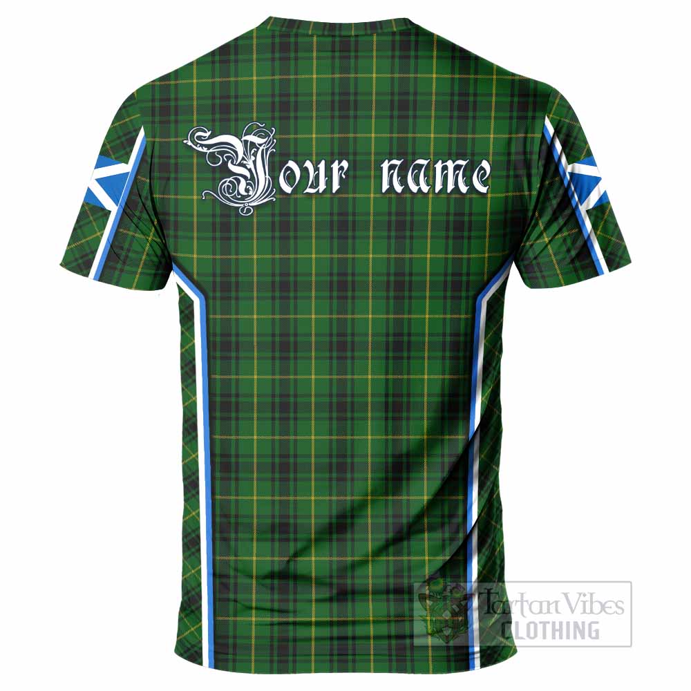 MacArthur (McArthur) Tartan Crest T-shirt Scotland Coat of Arm Flag Style - Tartan Vibes Clothing