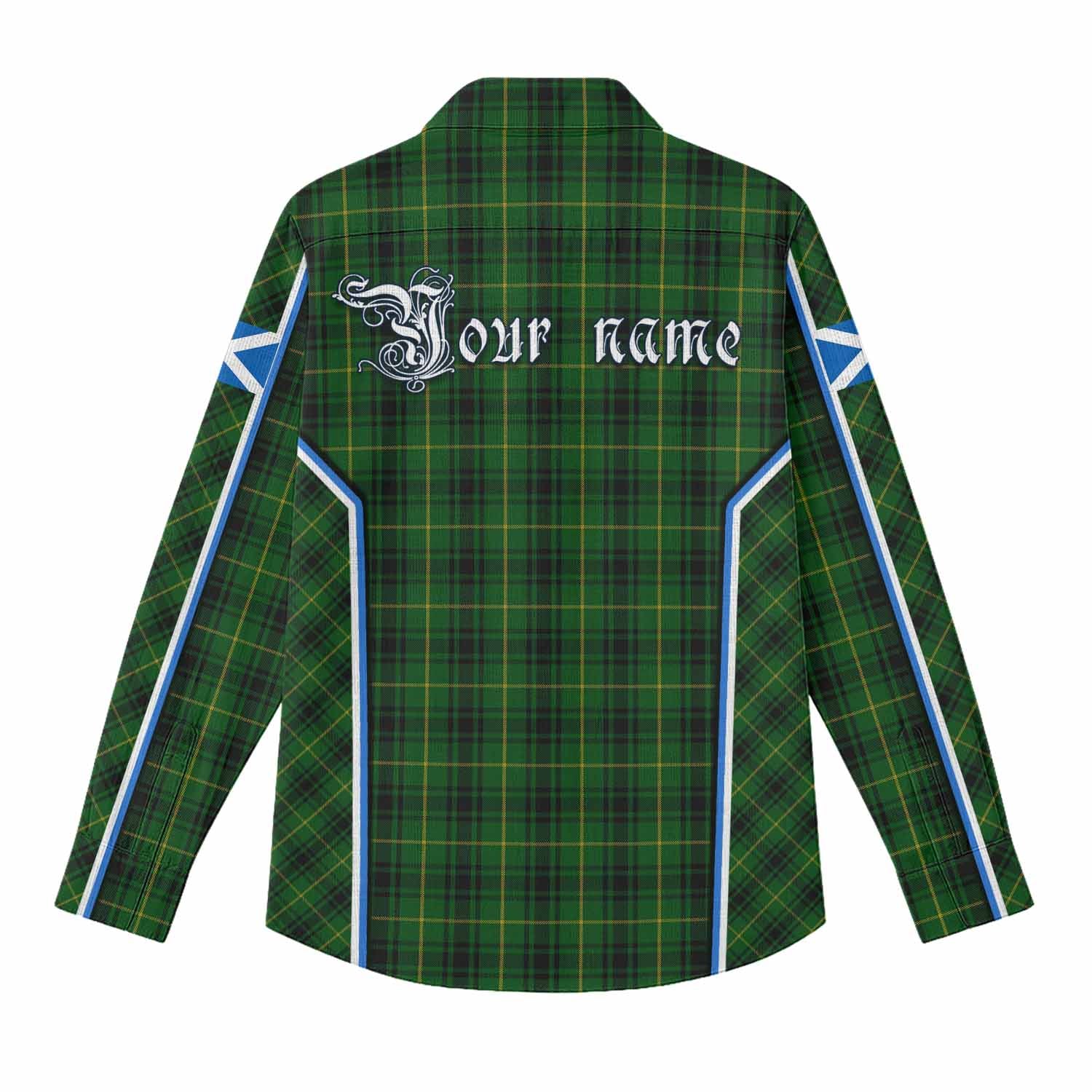 MacArthur (McArthur) Tartan Crest Women Casual Shirt Scotland Coat of Arm Flag Style - Tartan Vibes Clothing