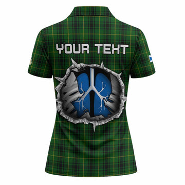 MacArthur (McArthur) Tartan Crest Women Polo Shirt Scotland In My Veins