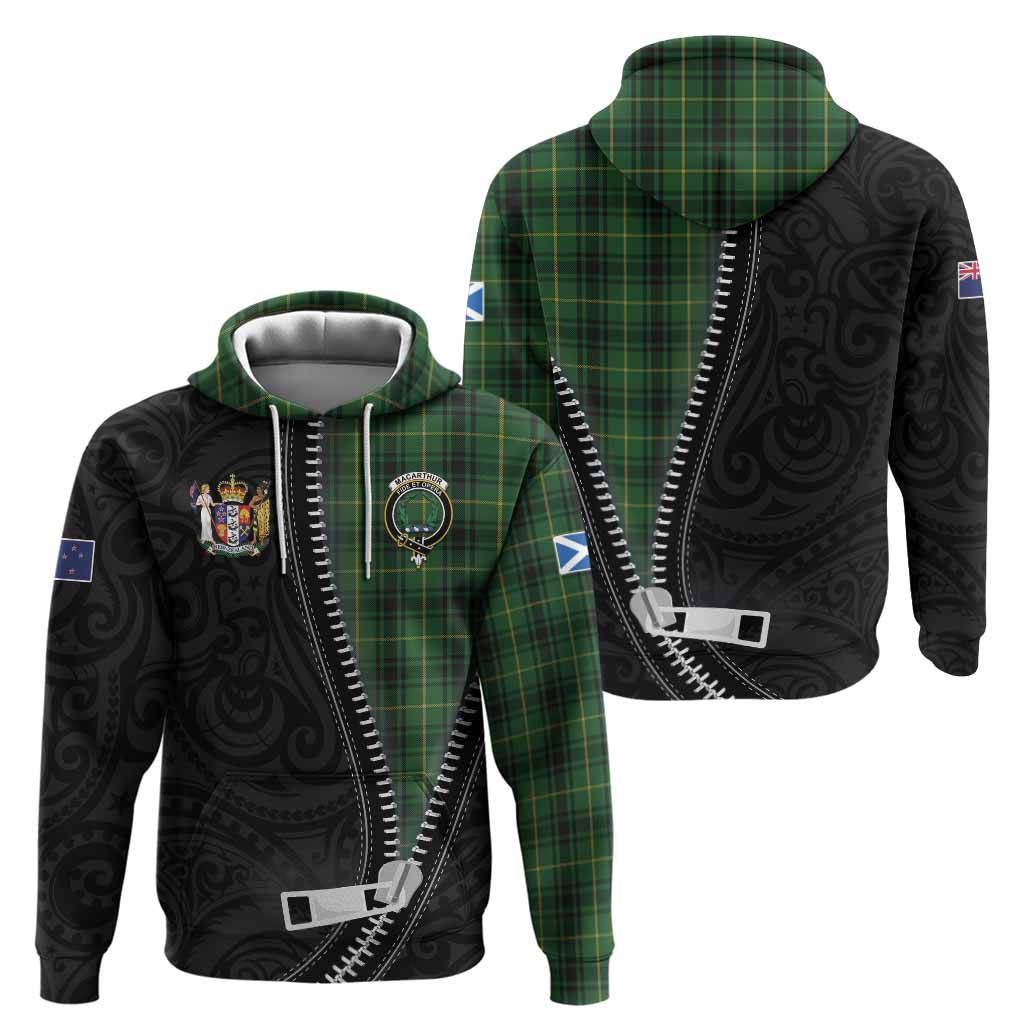 MacArthur (McArthur) Tartan Hoodie New Zealand Pattern Unique Zipper Stylized