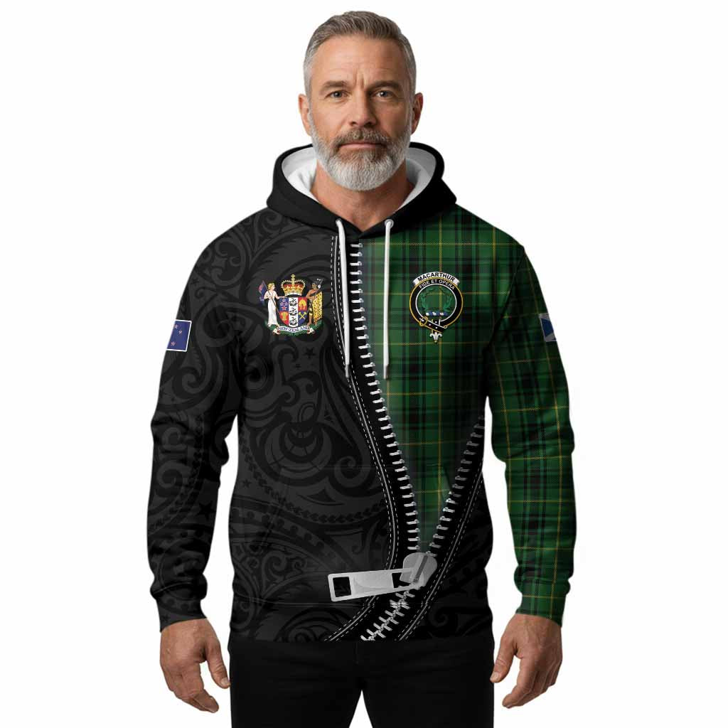 MacArthur (McArthur) Tartan Hoodie New Zealand Pattern Unique Zipper Stylized