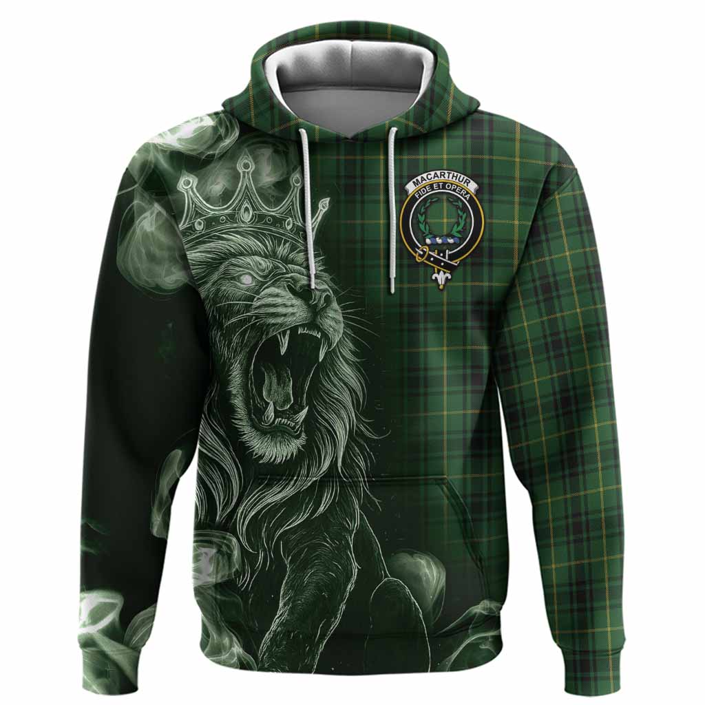 MacArthur (McArthur) Tartan Hoodie Roaring Lion Heritage