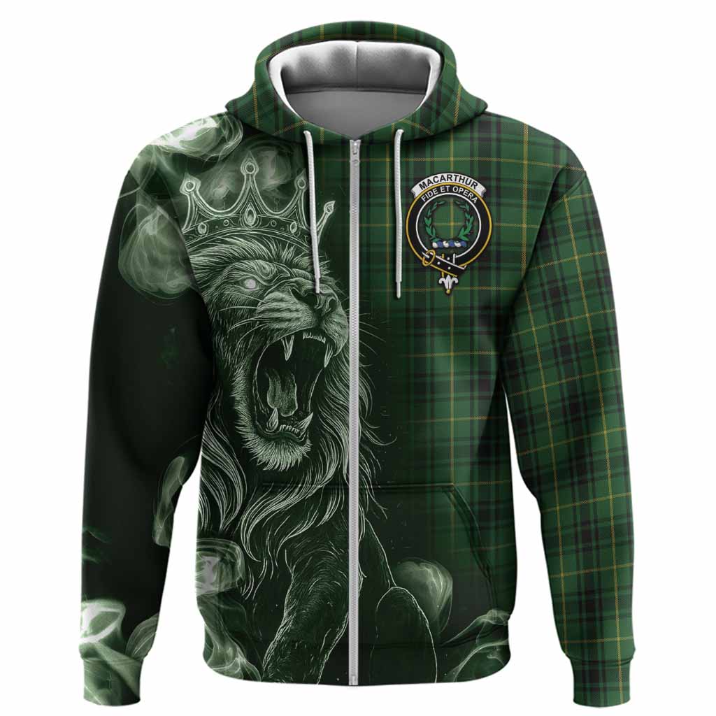 MacArthur (McArthur) Tartan Hoodie Roaring Lion Heritage