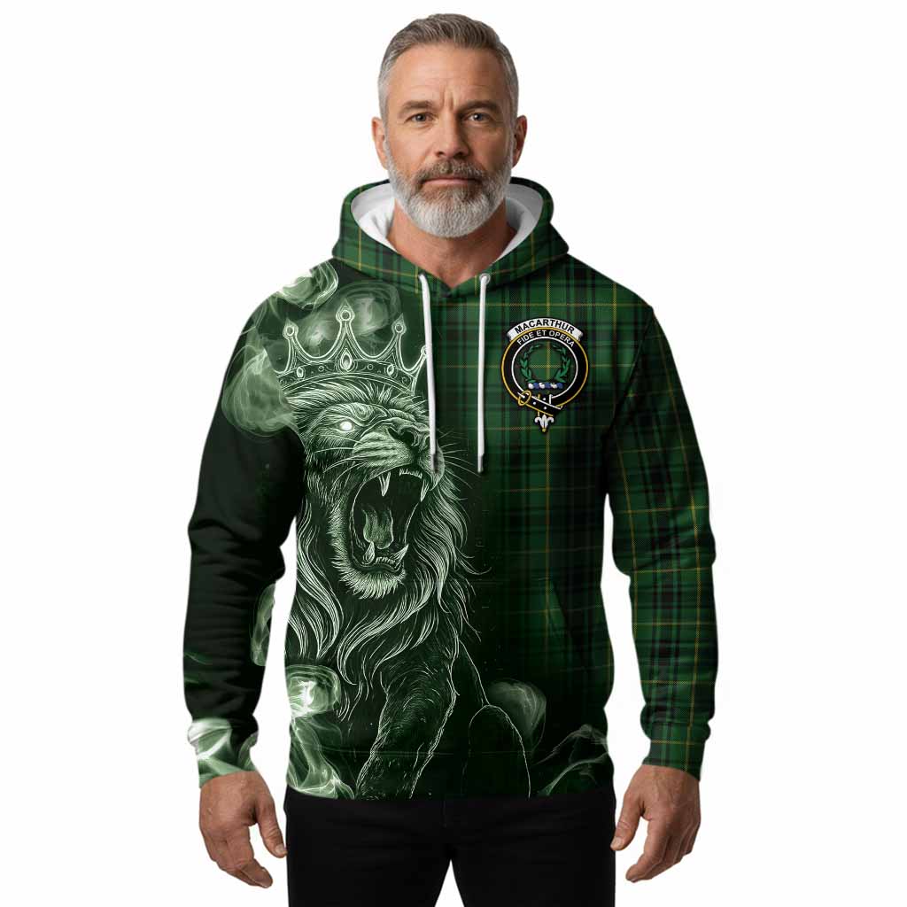 MacArthur (McArthur) Tartan Hoodie Roaring Lion Heritage