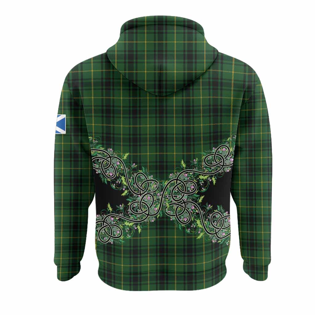 MacArthur (McArthur) Tartan Hoodie Thistle Scottish Spirit