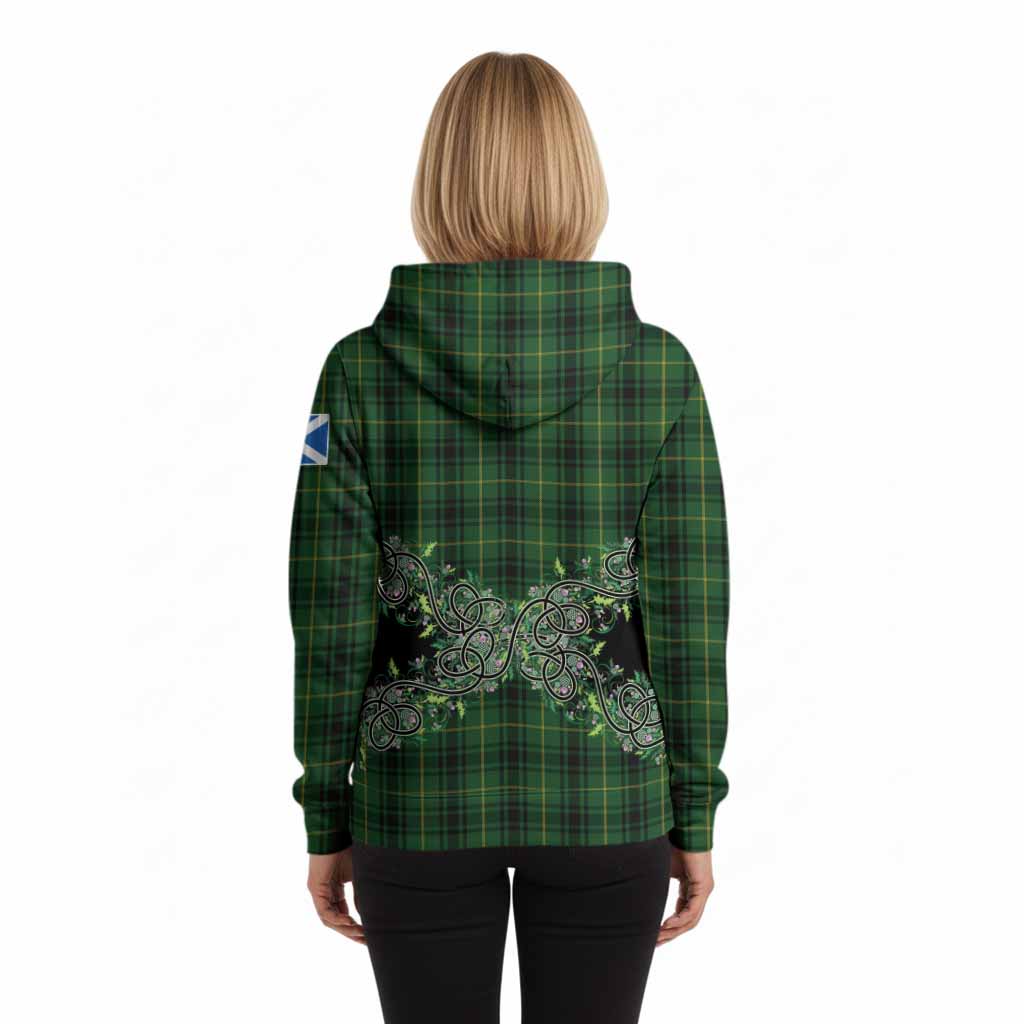 MacArthur (McArthur) Tartan Hoodie Thistle Scottish Spirit