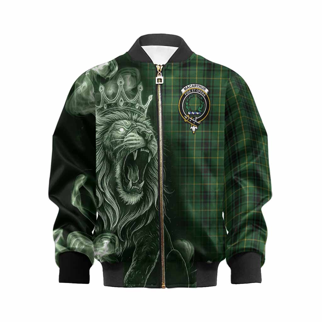 MacArthur (McArthur) Tartan Kid Bomber Jacket Roaring Lion Heritage