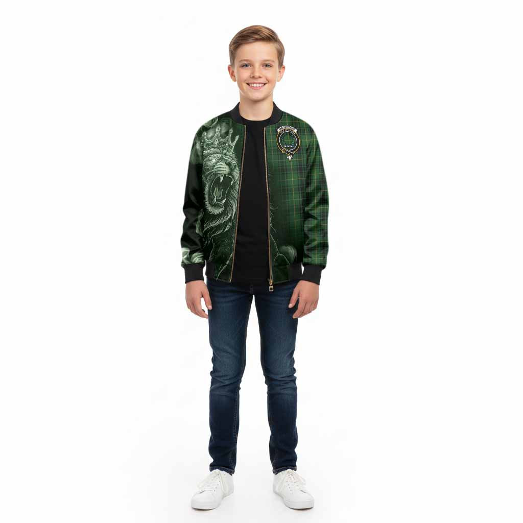 MacArthur (McArthur) Tartan Kid Bomber Jacket Roaring Lion Heritage