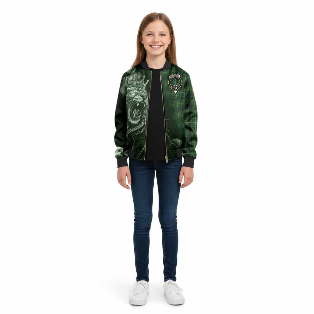 MacArthur (McArthur) Tartan Kid Bomber Jacket Roaring Lion Heritage