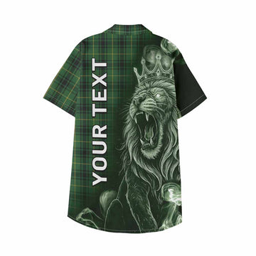 MacArthur (McArthur) Tartan Kid Hawaiian Shirt Roaring Lion Heritage