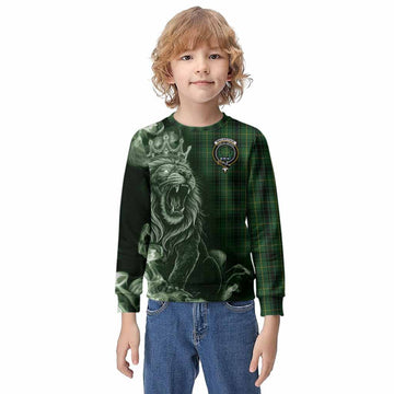 MacArthur (McArthur) Tartan Kid Knitted Sweatshirt Roaring Lion Heritage