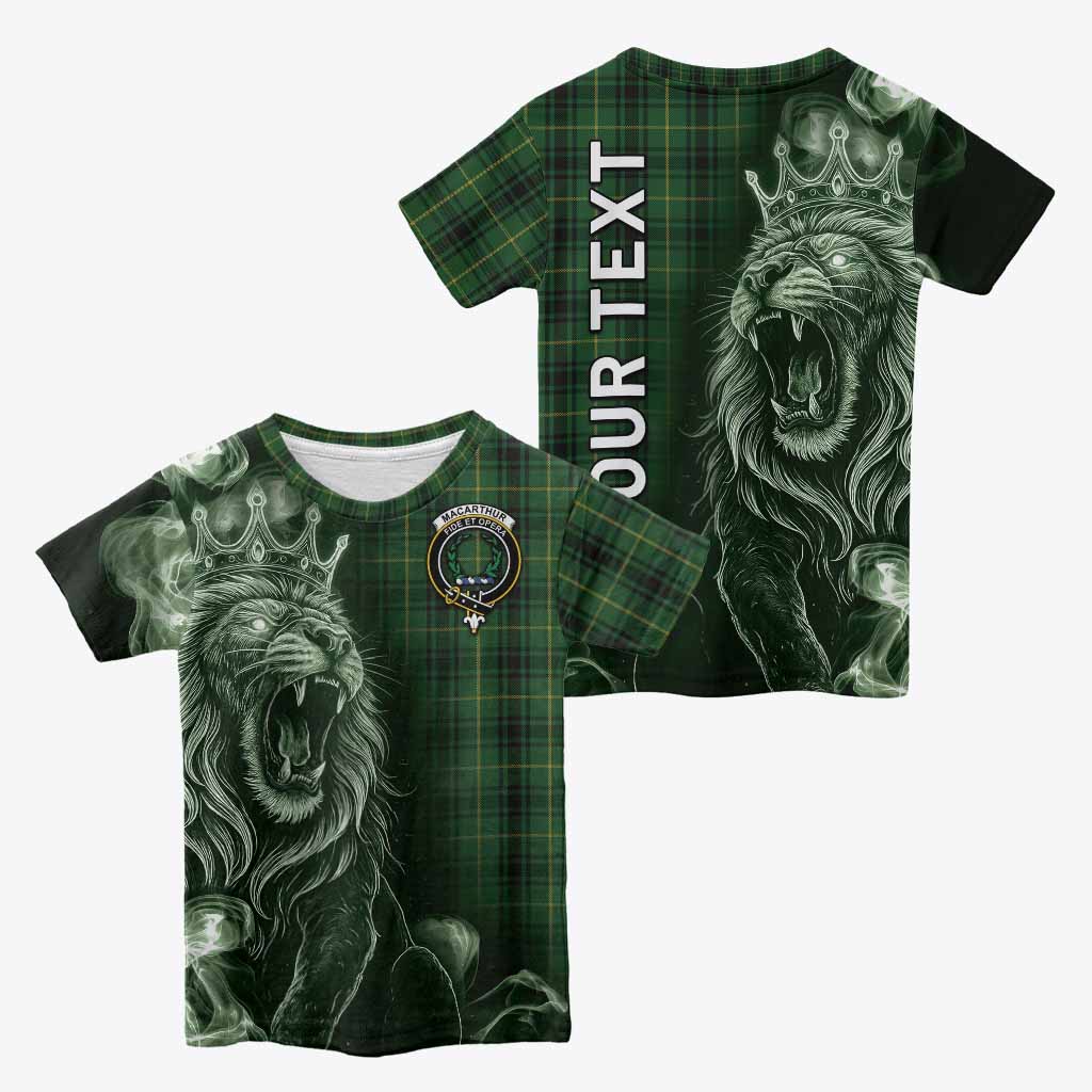 MacArthur (McArthur) Tartan Kid T-shirt Roaring Lion Heritage