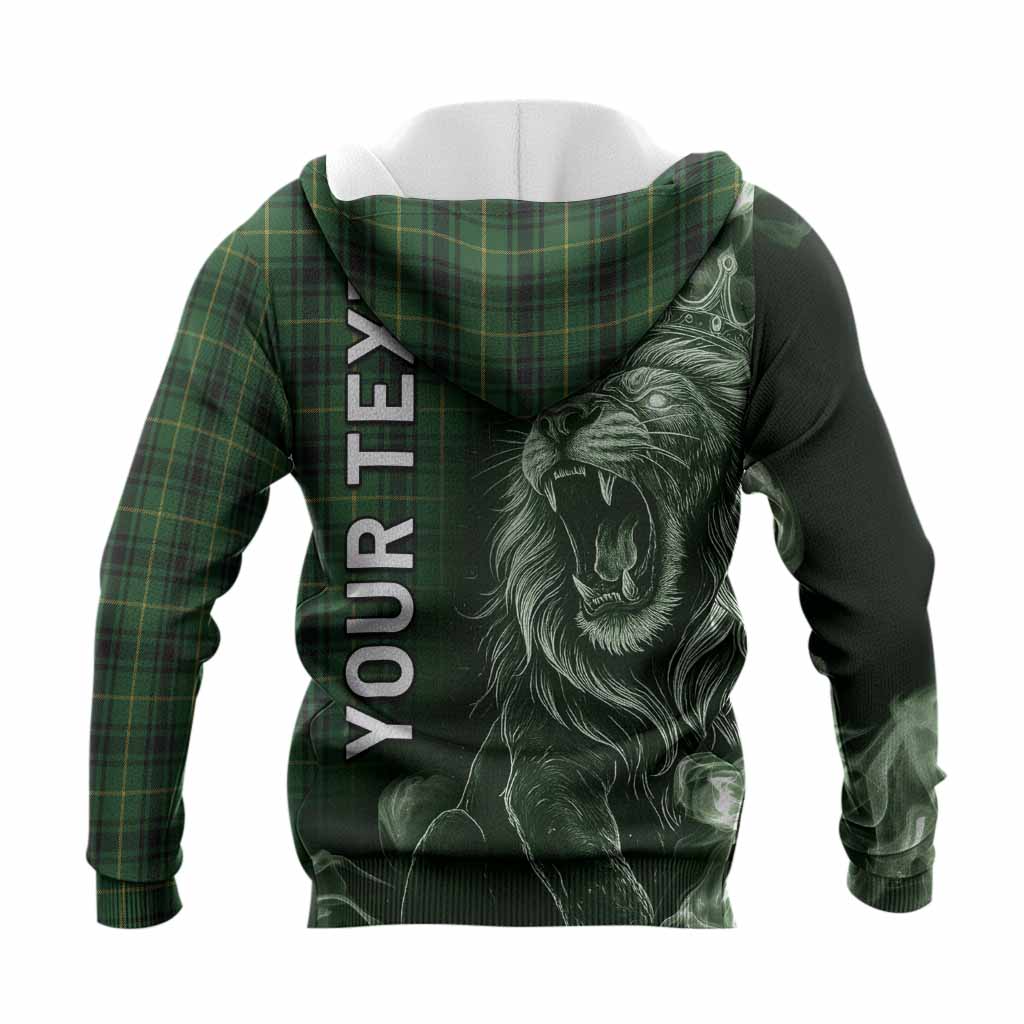 MacArthur (McArthur) Tartan Knitted Hoodie Roaring Lion Heritage