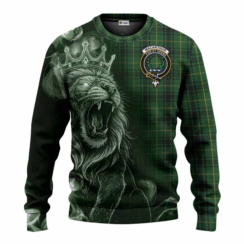 MacArthur (McArthur) Tartan Knitted Sweater Roaring Lion Heritage