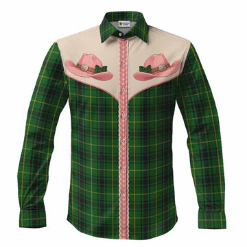 MacArthur (McArthur) Tartan Long Sleeve Button Shirts Wee Coo Cowgirl Cute Style Men's Shirt S - Tartan Vibes Clothing