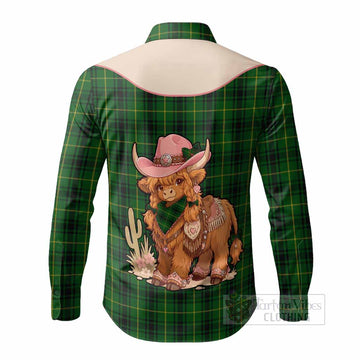 MacArthur (McArthur) Tartan Long Sleeve Button Shirts Wee Coo Cowgirl Cute Style - Tartan Vibes Clothing