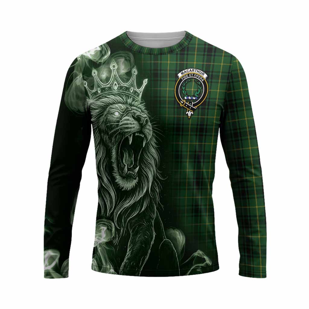 MacArthur (McArthur) Tartan Long Sleeve T-Shirt Roaring Lion Heritage