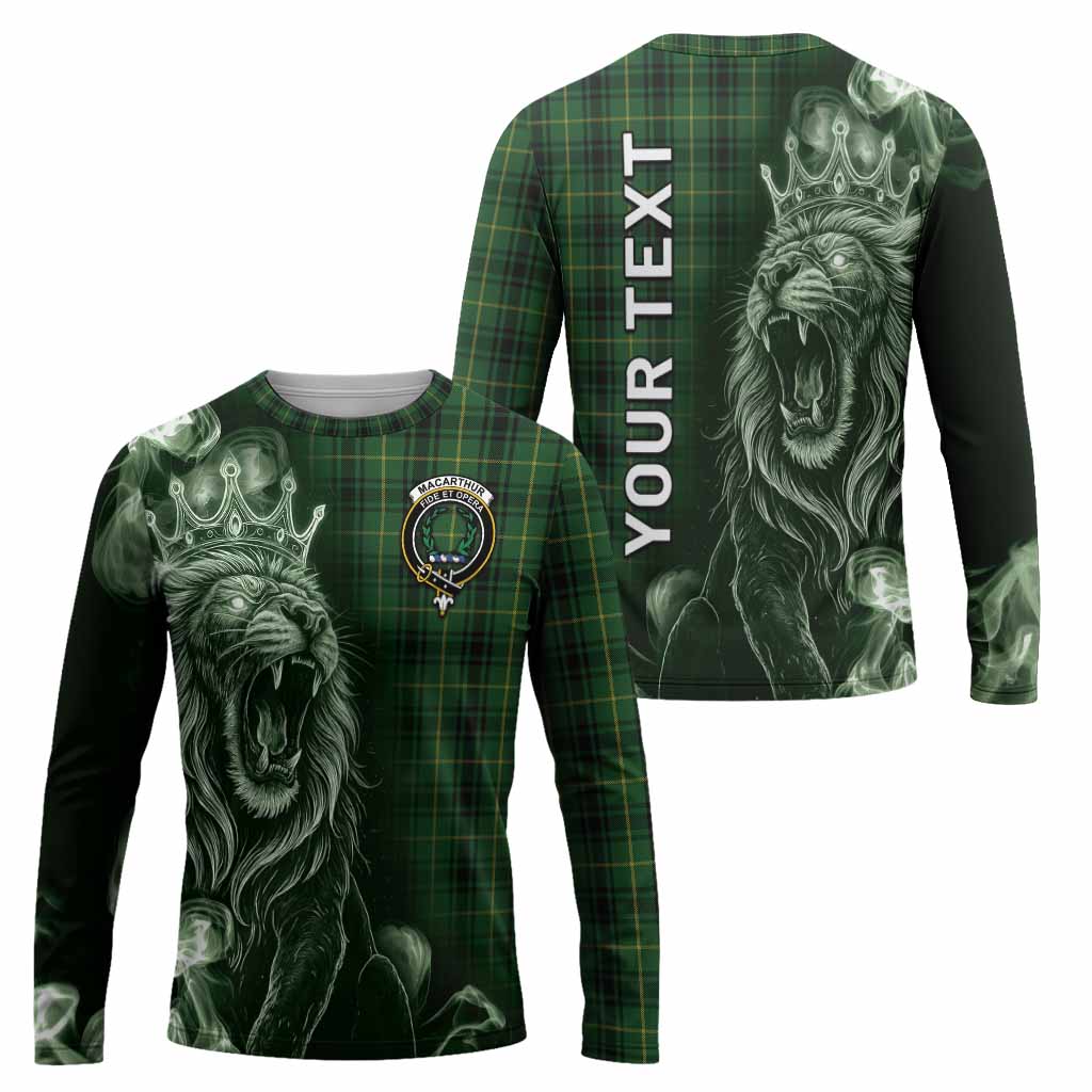 MacArthur (McArthur) Tartan Long Sleeve T-Shirt Roaring Lion Heritage