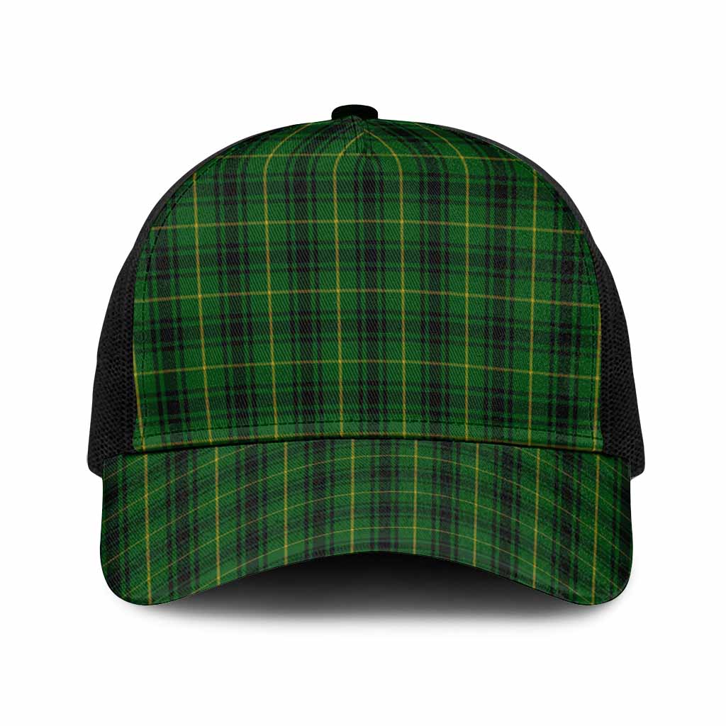 MacArthur (McArthur) Tartan Mesh Trucker Cap One Size (Adjustable) Black - Tartan Vibes Clothing
