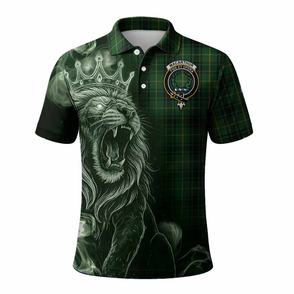 MacArthur (McArthur) Tartan Polo Shirt Roaring Lion Heritage