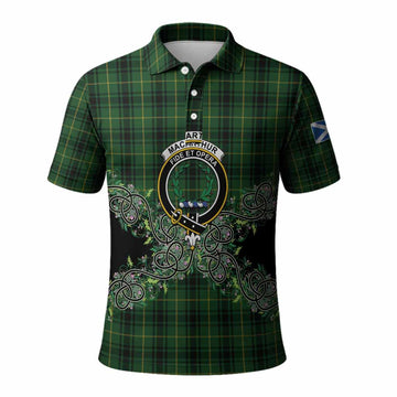 MacArthur (McArthur) Tartan Polo Shirt Thistle Scottish Spirit