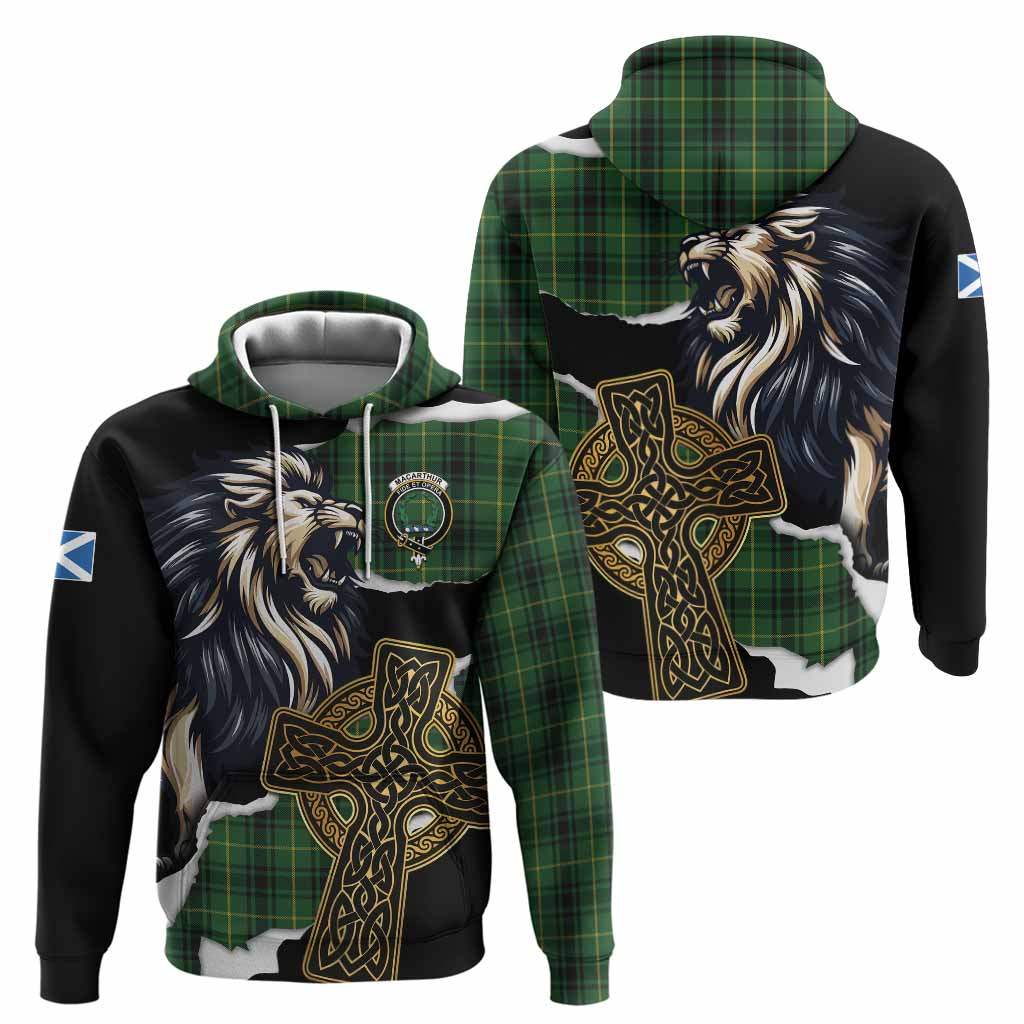 MacArthur (McArthur) Tartan Scottish Hoodie Lion Celtic Heritage