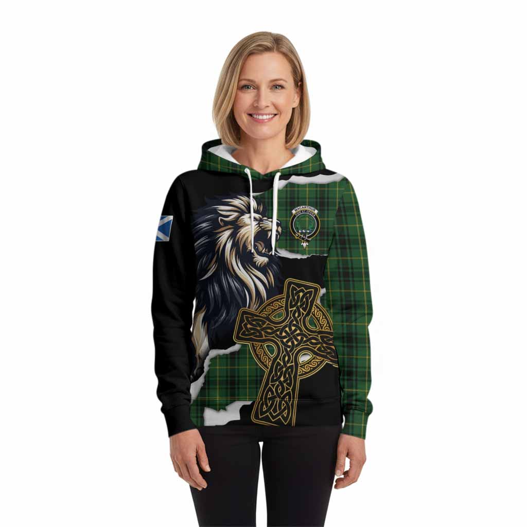MacArthur (McArthur) Tartan Scottish Hoodie Lion Celtic Heritage