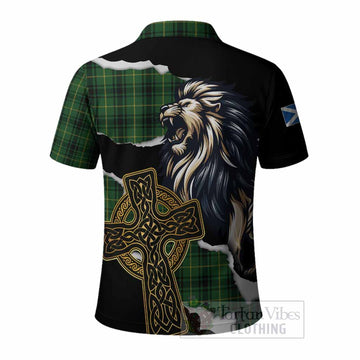 MacArthur (McArthur) Tartan Scottish Polo Shirt Lion Celtic Heritage