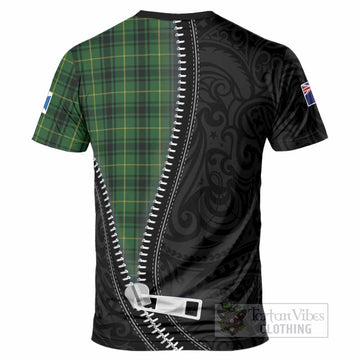 MacArthur (McArthur) Tartan T-Shirt New Zealand Pattern Unique Zipper Stylized