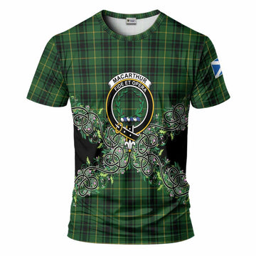 MacArthur (McArthur) Tartan T-Shirt Thistle Scottish Spirit