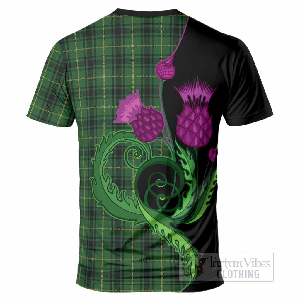 MacArthur (McArthur) Tartan T-Shirt Traditional Scottish Thistle
