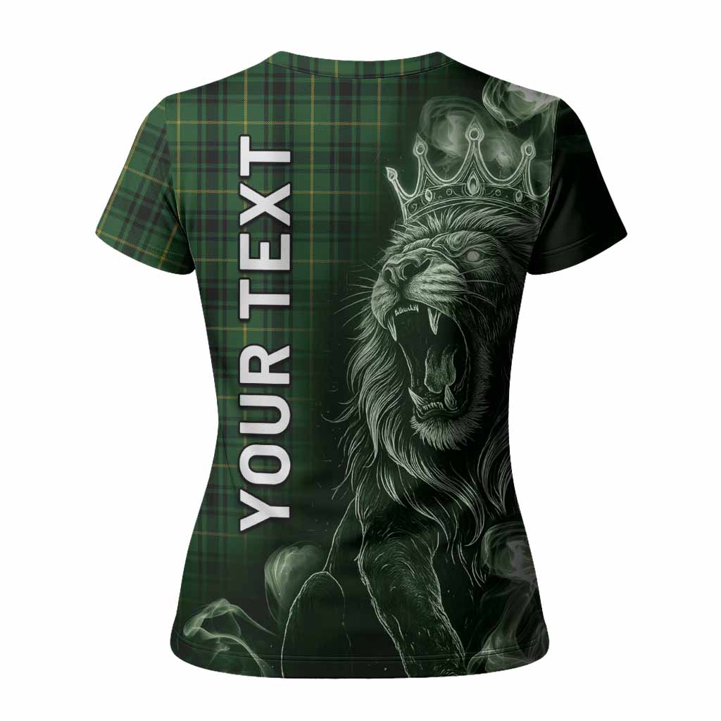 MacArthur (McArthur) Tartan Women T shirt Roaring Lion Heritage