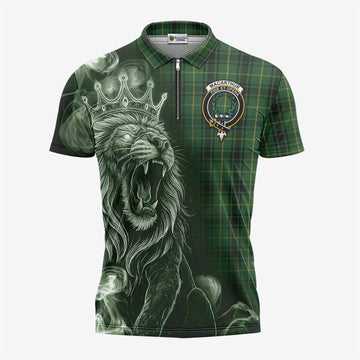 MacArthur (McArthur) Tartan Zipper Polo Shirt Roaring Lion Heritage