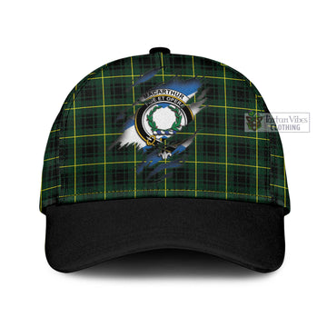 MacArthur Modern Tartan Classic Cap with Family Crest In Me Style