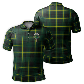 MacArthur Modern Tartan Men's Polo Shirt with Family Crest