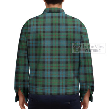 MacAskill Ancient Tartan Unisex Lapel Cotton Jacket - Tartan Vibes Clothing