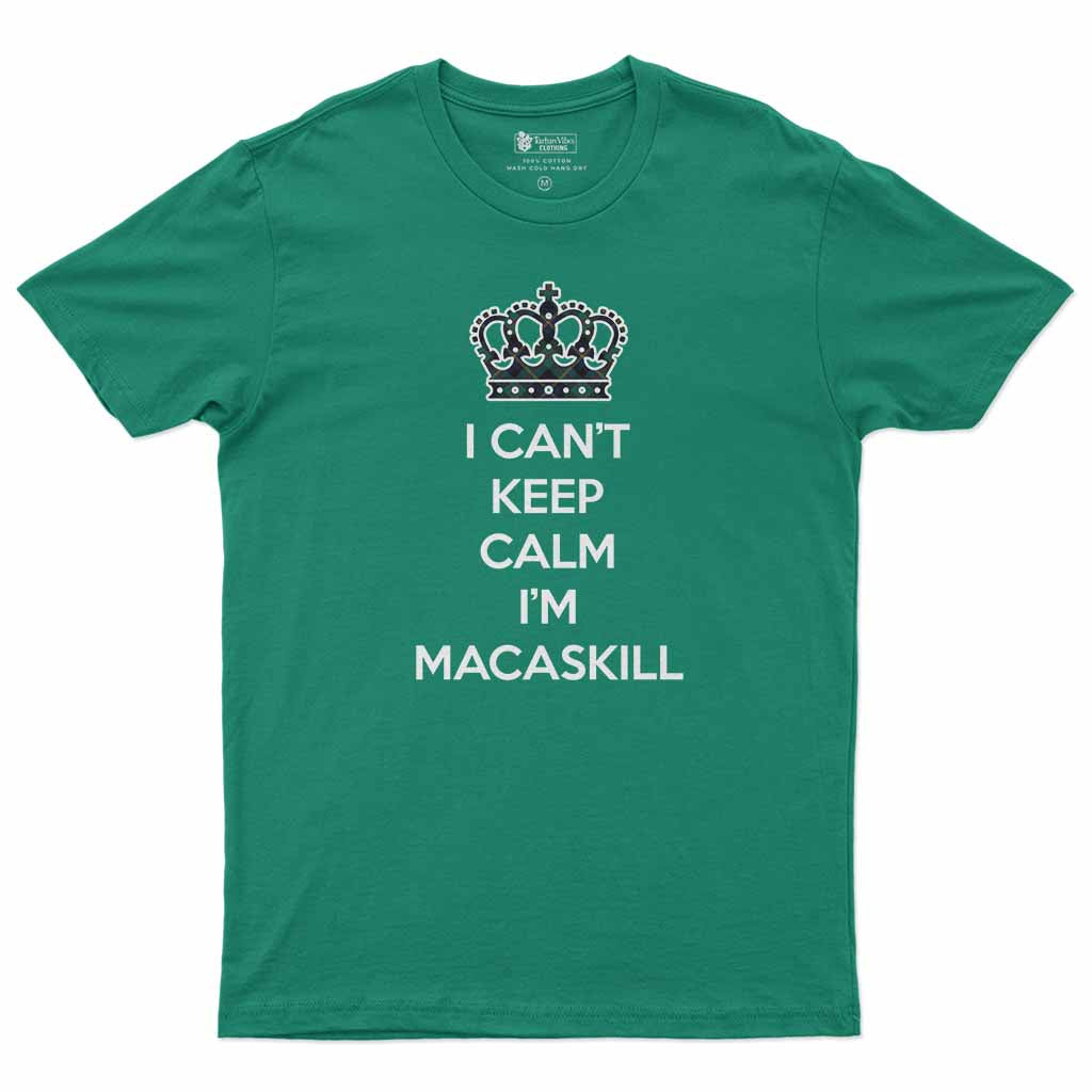 MacAskill (McAskill) Can't Keep Calm Men's T-Shirt Irish Green - Tartan Vibes Clothing