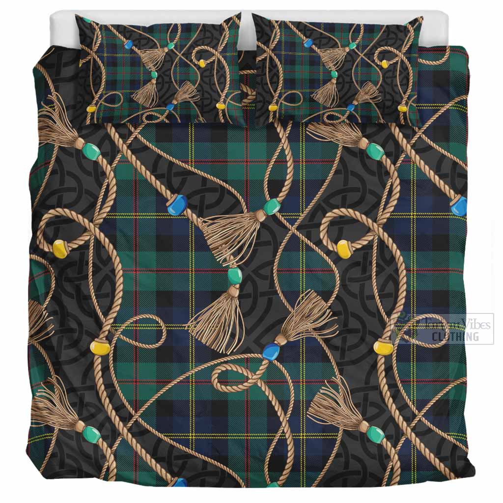 MacAskill (McAskill) Scottish Tartan Twisted Ropes Stylized Bedding Set UK Bedding Set UK Super King 104*94 inch - Tartan Vibes Clothing