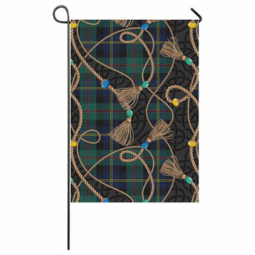 MacAskill (McAskill) Scottish Tartan Twisted Ropes Stylized Garden Flag 59 × 35 in (150 × 89 cm) - Tartan Vibes Clothing