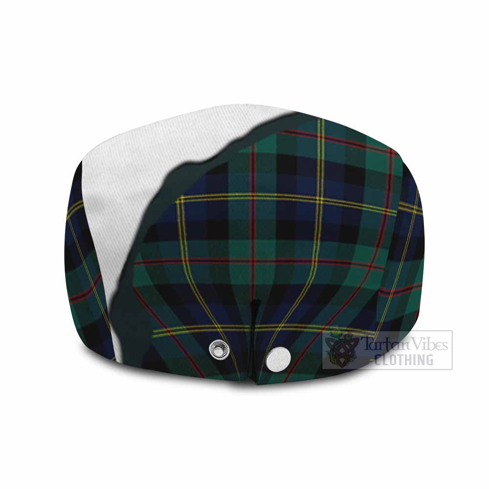 MacAskill (McAskill) Scottish Terrier Tartan Flat Cap, Jeff Cap Thistle Heritage Art - Tartan Vibes Clothing