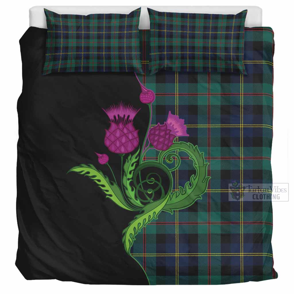 MacAskill (McAskill) Tartan Bedding Set Traditional Scottish Thistle UK Bedding Set UK Super King 104*94 inch - Tartan Vibes Clothing