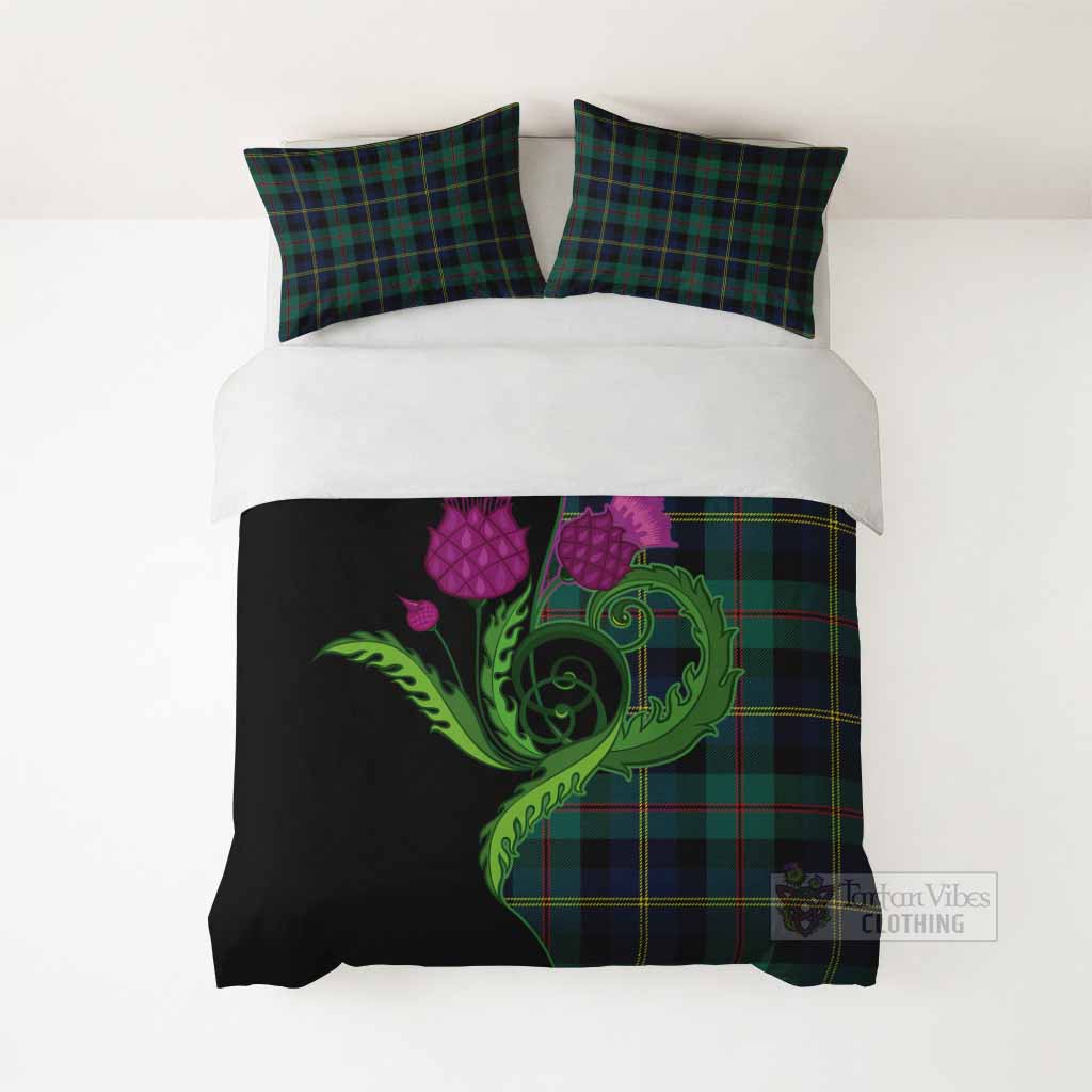 MacAskill (McAskill) Tartan Bedding Set Traditional Scottish Thistle - Tartan Vibes Clothing