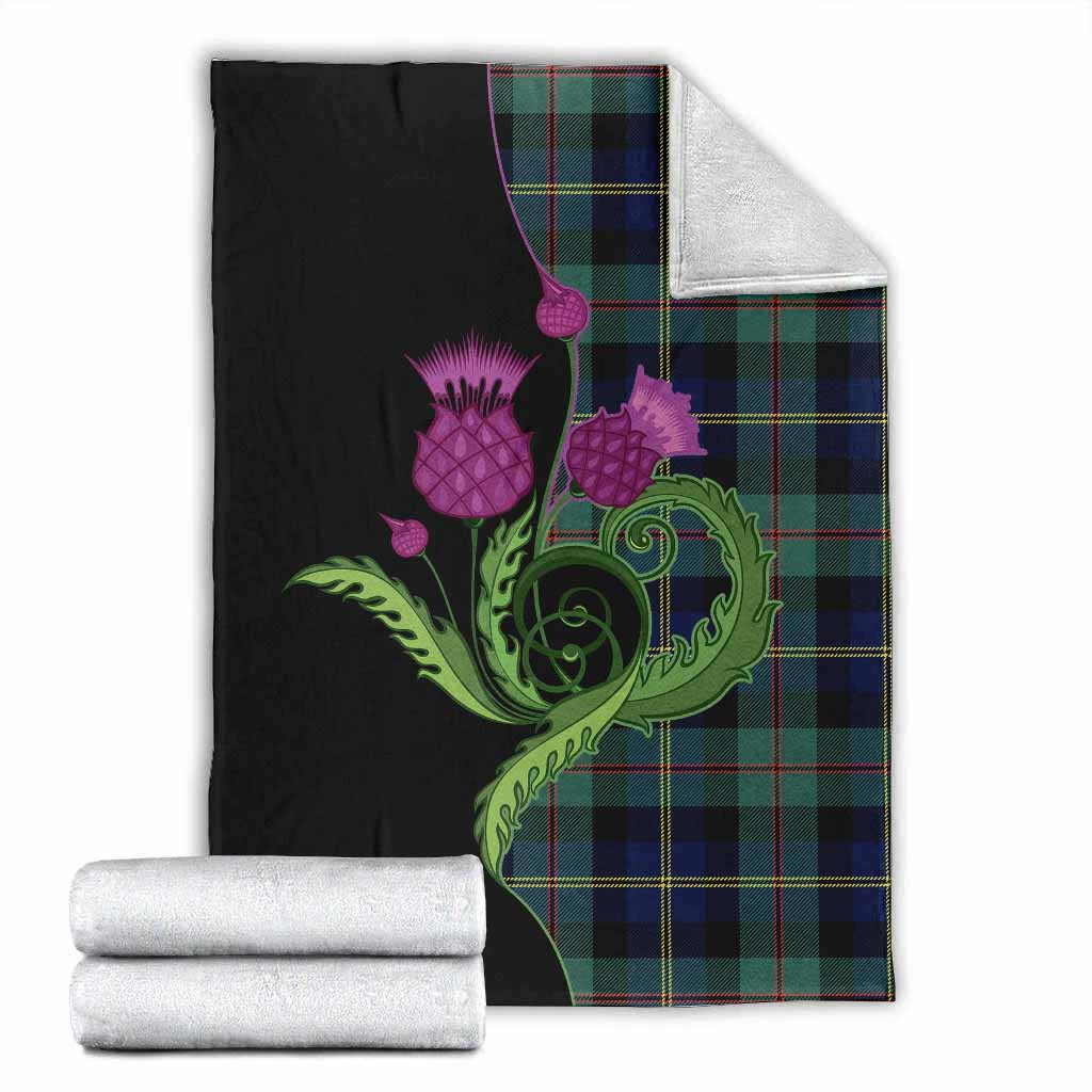 MacAskill (McAskill) Tartan Blanket Traditional Scottish Thistle X-Large 59 x 79 inches 150 x 200 cm - Tartan Vibes Clothing