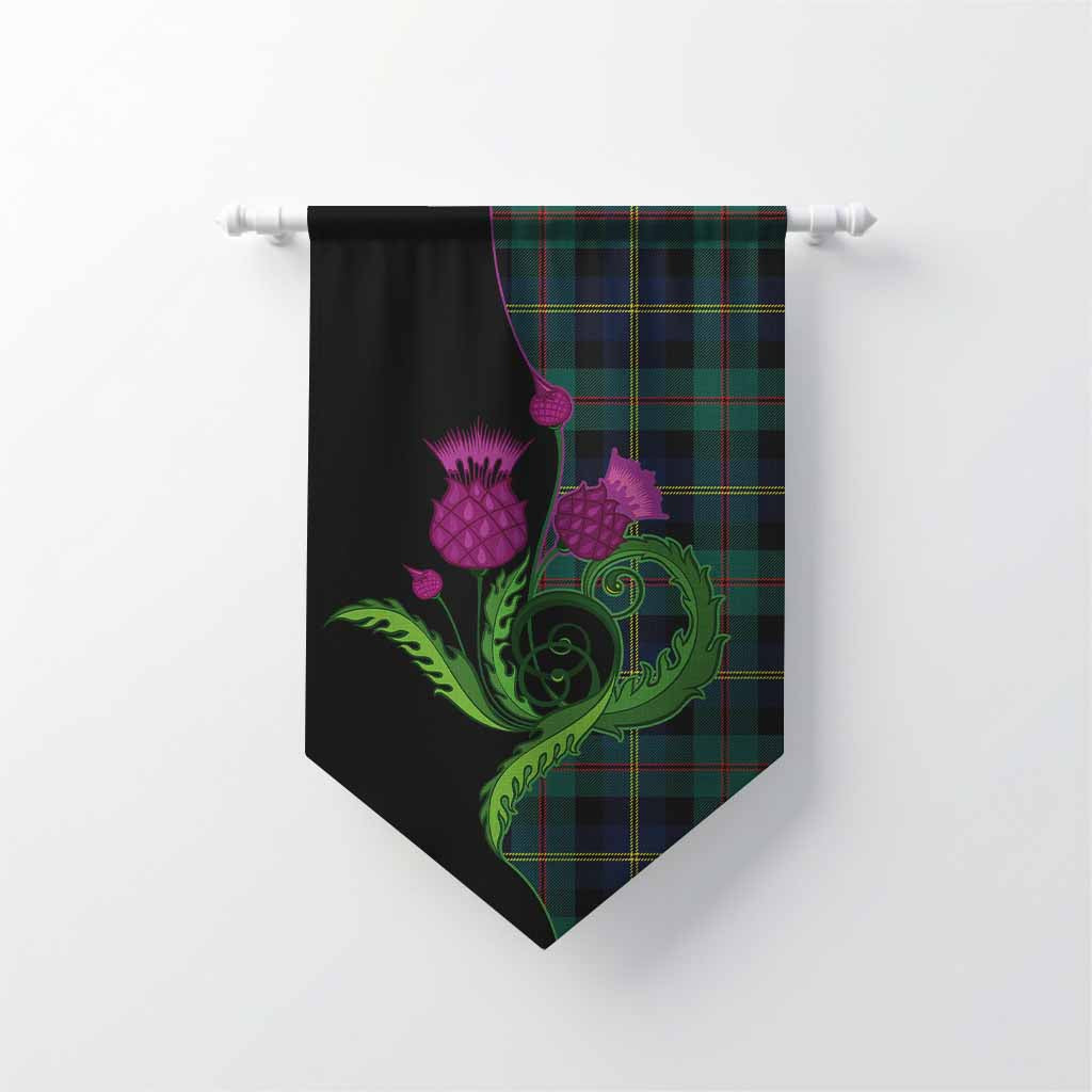 MacAskill (McAskill) Tartan Gonfalon Traditional Scottish Thistle Chevron - Tartan Vibes Clothing