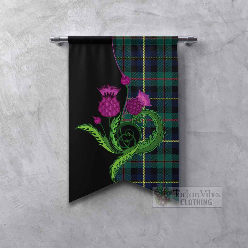 MacAskill (McAskill) Tartan Gonfalon Traditional Scottish Thistle Fishtail - Tartan Vibes Clothing