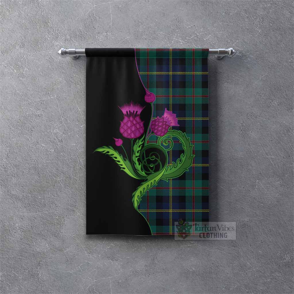MacAskill (McAskill) Tartan Gonfalon Traditional Scottish Thistle Rectangle - Tartan Vibes Clothing