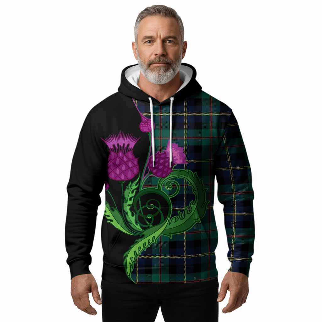 MacAskill (McAskill) Tartan Hoodie Traditional Scottish Thistle